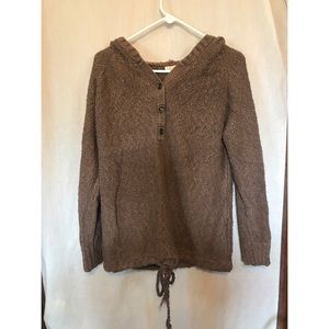 Old Navy brown hooded sweater